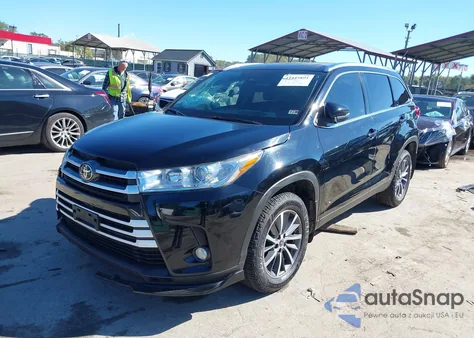 2019 Toyota Highlander Xle from USA, damaged, VIN 5TDJZRFH9KS622298